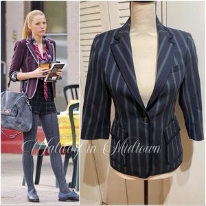 ASO SERENA van der Woodsen Stripe blazer - size 6